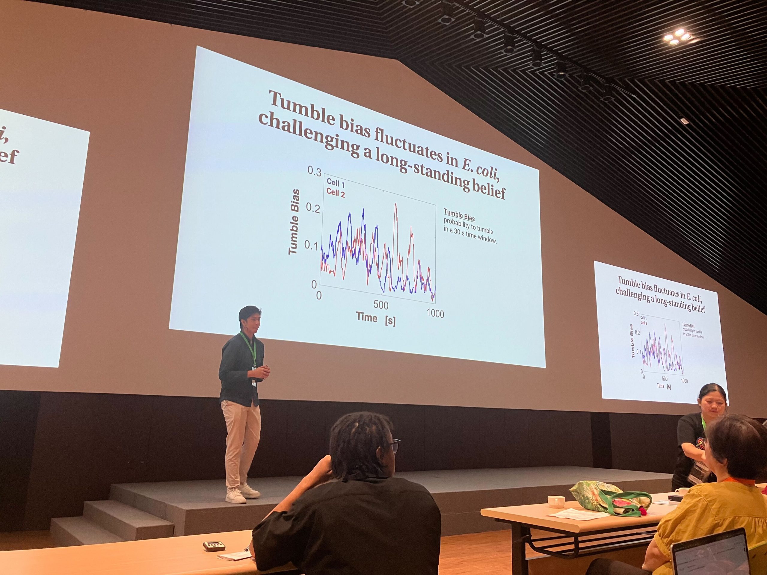 Allen presented his work at the IMB retreat